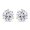 Rose Gold, variant on 1/4 0.25 Carat IGI Certified Natural Round Brilliant Solitaire Diamond Stud Earrings for Women 14K Rose Gold 3 Prong Martini Cocktail Push Back (F-G Color SI1-SI2 Clarity)