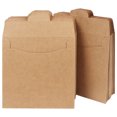 thumbnail image 1 of OULII 100pcs Keepsake Envelopes CD Envelopes Kraft Paper Light Brown Storage Users with Large Collections, 1 of 8