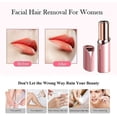 thumbnail image 4 of Épilation du Visage pour Femmes - Épilateur Indolore, Rasoir Étanche (Rose), 4 of 4