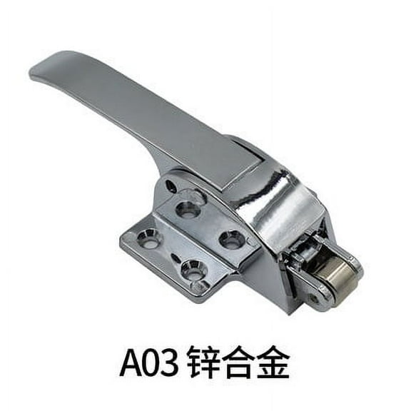 FRCOLOR 1 Set Universal Cooler Door Handle Latch Kit Freezer Locking Mechanism For Commercial And Home Use Refrigerator Freezer Door Latch Replacement