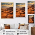 thumbnail image 4 of Designart "Silk Road Asian Painting X" Asian Floater Framed Canvas Print, 4 of 7