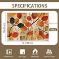 thumbnail image 4 of Abstract Autumn Leaves Placemats Set of 6 for Table Runner, Seasonal Kitchen Dining Table Decoration for Indoor Party Home Gifts 12 x 18 inch, 4 of 6