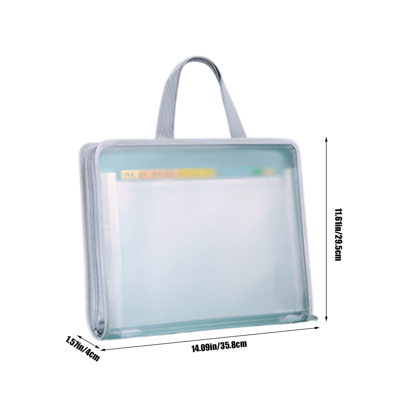 Specollect 2Pcs Fireproof Accordion File Organizer, Portable Expanding File Folder with Waterproof Zipper&Labels, Pink Document Organizer, File Organizer for Important Document/Paper Storage