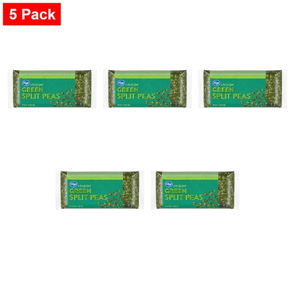 Kroger Green Split Peas 16 oz - 5 Pack