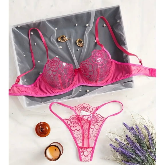 Rose Red Lingerie Set