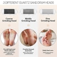 thumbnail image 4 of Automatic Callus Remover for Feet,Rechargeable Pedicure Tools for Feet, Electric Foot Callus Remover with 3 Roller Heads, 4 of 5