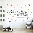 thumbnail image 3 of Bearachild Pegatinas de pared autoadhesivas con letras decorativas en inglés de autoensamblaje, pegatinas extraíbles resistentes a desgarros, decoración Decoración del hogar Bearachild HA078250-00, 3 of 6