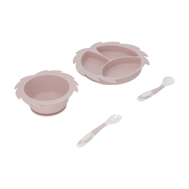 Vaisselle en Silicone pour bébé, bol à ventouse forte, ensemble de  cuillère, bol à ventouse pour enfants, bol de nourriture pour bébé,  vaisselle