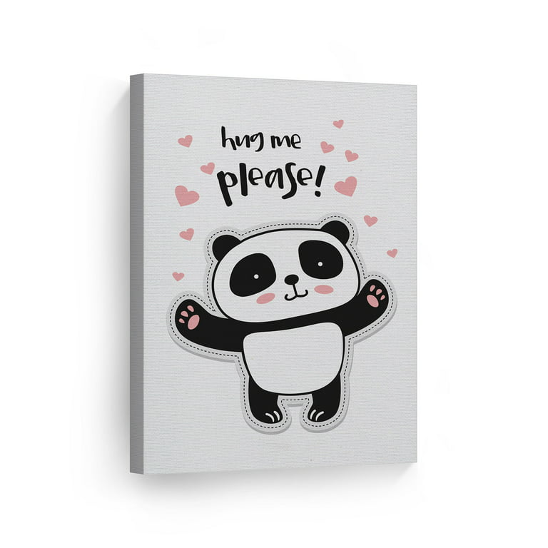 Panda Yoga, Mini Art Print Framed Art Print