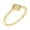 Yellow Gold, variant on Sole Du Soleil SDS10850R5 Lupine Collection Womens 18k White Gold Plated Stackable Pyramid Fashion Ring - Size 5