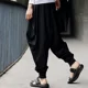 thumbnail image 2 of Pantalones Harem Hombre Algodón Lino Festival Baggy Pantalon, 2 of 6