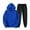 Royal Blue, variant on 2 Piece Sets for Men Winter Sweatsuit Travel Jogger Sweatpants Comfy Tracksuits Oversized Sweatshirt Lounge Set with Pockets Royal Blue M