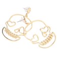 thumbnail image 2 of Pendientes decorativos, pendientes de regalo de decoración de calavera para conciertos para ropa casual diaria para fiestas de baile para fiestas de vacacionesArtAndCraft Fyydes Descripción de la referencia, 2 of 6
