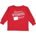 thumbnail image 3 of Inktastic Someone in Wyoming Loves Me Boys or Girls Long Sleeve Toddler T-Shirt, 3 of 5