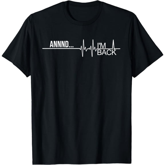 Funny Heart Attack Survivor Art Men Women Open Heart Surgery T-Shirt
