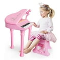 thumbnail image 1 of Teclado piano Toy Love&Mini de 31 teclas con micrófono y taburete, 1 of 7