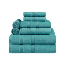 BNM Smart Dry Cotton Bath, Hand, Face Towel Set, Turquoise