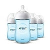 Philips Avent Natural Baby Bottle, Blue, 9oz, 4pk, SCF013/49
