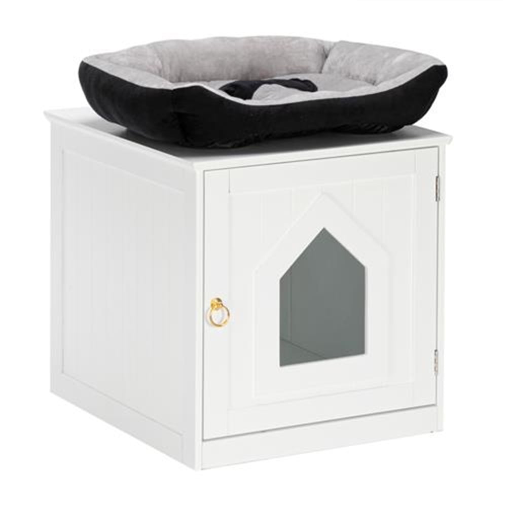 Zimtown Hidden Cat Litter Boxes Enclosures for Cats for Living