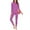 Thin Purple, variant on Zando Black Thermal Underwear Sets for Women Ultra-Soft Base Layer Women Cold Weather Womens Thermals Top and Bottom Set Black XL