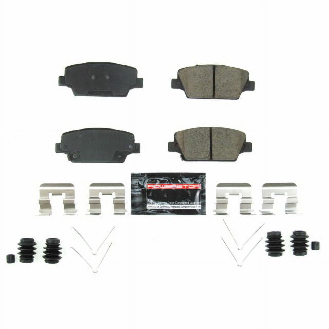 Power Stop Rear Z23 Evolution Carbon-Fiber Ceramic Brake Pads Z23-2050 Fits 2017 Kia Cadenza