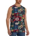 thumbnail image 2 of Balery Adventure Camping Badge Camisetas sin mangas para hombre, absorbe la humedad y protege contra el mal olor.-XX-Large, 2 of 7