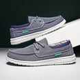 thumbnail image 4 of New Summer  Casual Loafers for Men Men'S Low-Top Slip-On Canvas Shoes,, 4 of 9
