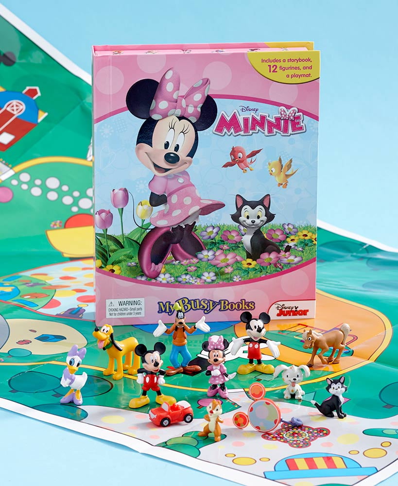 minnie mouse book with figures
