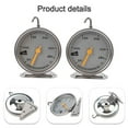 thumbnail image 2 of SPRING 2Pc Simple Design Oven Thermometer 50 To 280 Degrees Celsius For Chefs, 2 of 9