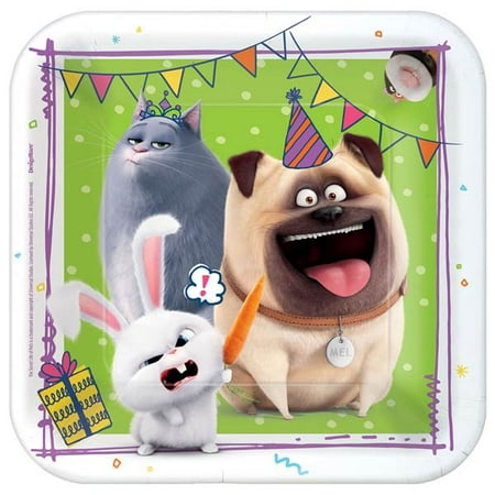 THE SECRET LIFE OF PETS 2 DESSERT PLATES