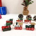 thumbnail image 3 of Colgante de árbol de Navidad de madera, 6 piezas, tren navideño de madera, W, 3 of 5