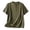 Green, variant on Ruimatai Women's Mandarin Collar Short Sleeve Button Detail Loose Fit Casual Tops for Women Summer Everyday & Loungewear