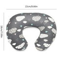 thumbnail image 5 of Dosaele 2 Pack Stretchy Nursing Pillow Covers Nursing Pillow Slipcovers for Breastfeeding Moms,Ultra Soft Snug Fits On Infant Nursing Pillow for Baby (Clouds & Whales), 5 of 6