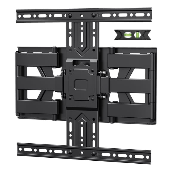MountLiving Ultra Slim TV Wall Mount for 26-65" Screens, 1.3" Thin Profile, Swivel & Tilt, Max VESA 400x400mm, 99 lbs, Fits 16" Studs