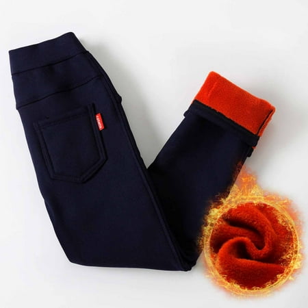 

Winter Savings Clearance! Dezsed Sweet Girls Pants Kids Boys Thick Warm Trousers Winter Children Casual Solid Color Warm Pants Girls Leggings 2-9 Years Leggins Kids