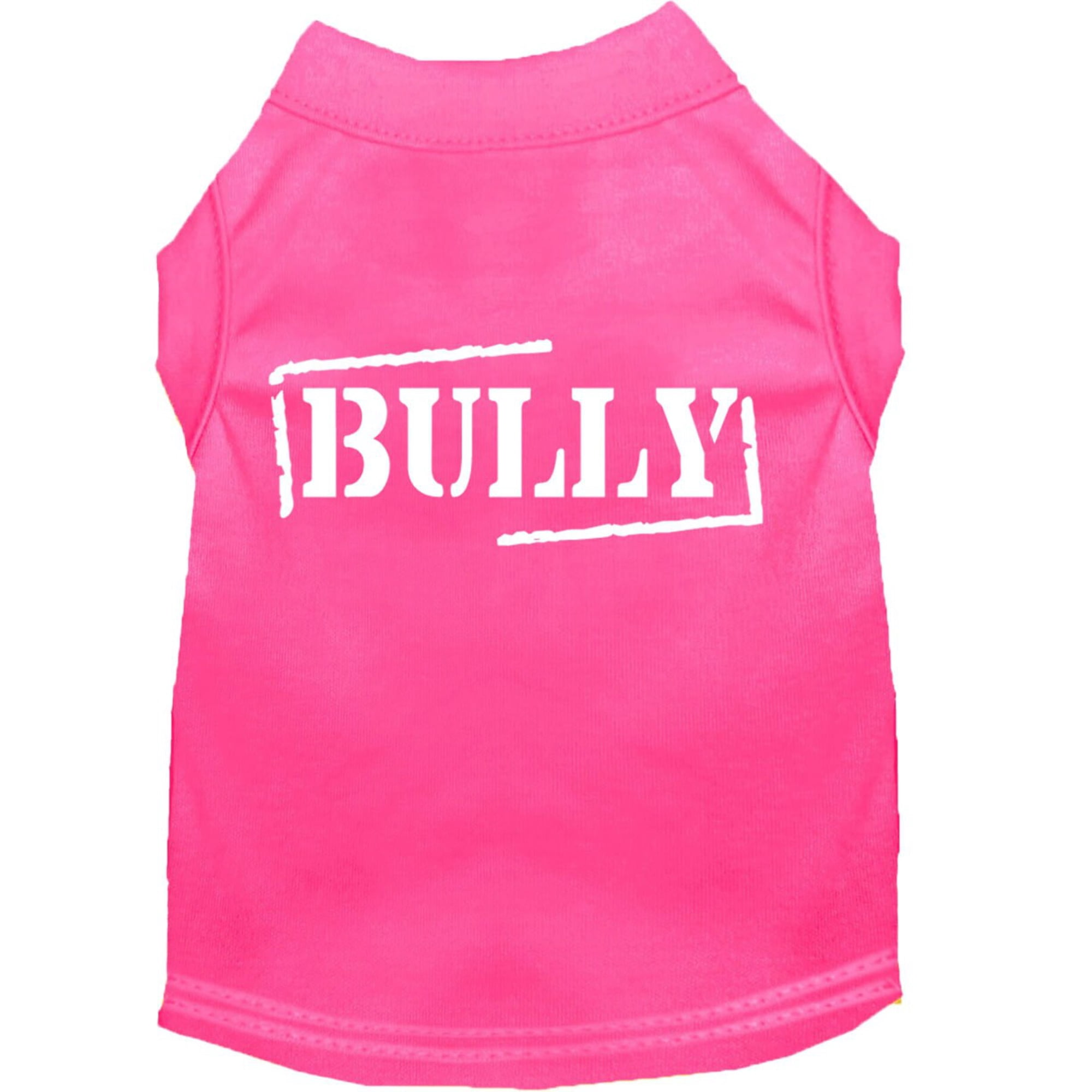 Pet Dog Cat Shirt Screen Printed, "Bully"