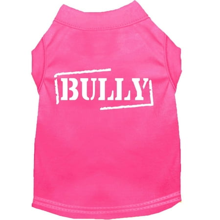 Pet Dog Cat Shirt Screen Printed, "Bully"