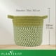 thumbnail image 5 of Planterist Cesta Organizadora Chica Tejida – Algodón Lavable, Plegable y Portable – Multiusos 19.5x17.5 cm para Almacenaje, Decoración y Ropa Sucia (Navojoa), 5 of 9
