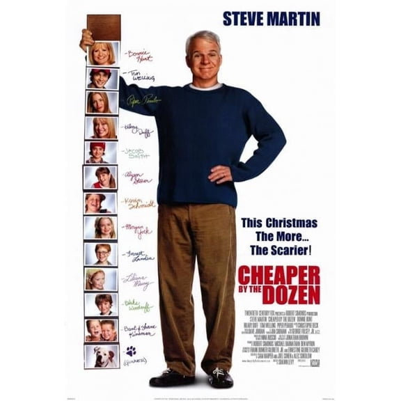 Posterazzi MOVGF7398 Cheaper by the Dozen Movie Poster - 27 x 40 in.