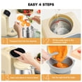 thumbnail image 2 of Máquina para hacer comida para bebés Chefhandy 5 en 1 con vaporera y batidora, color amarillo, 2 of 7