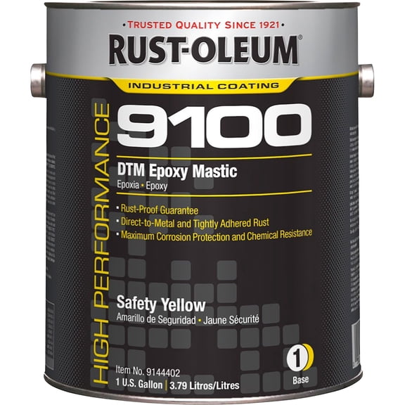 9100 Safety Yellow GLOSS 1 GALLON CA3