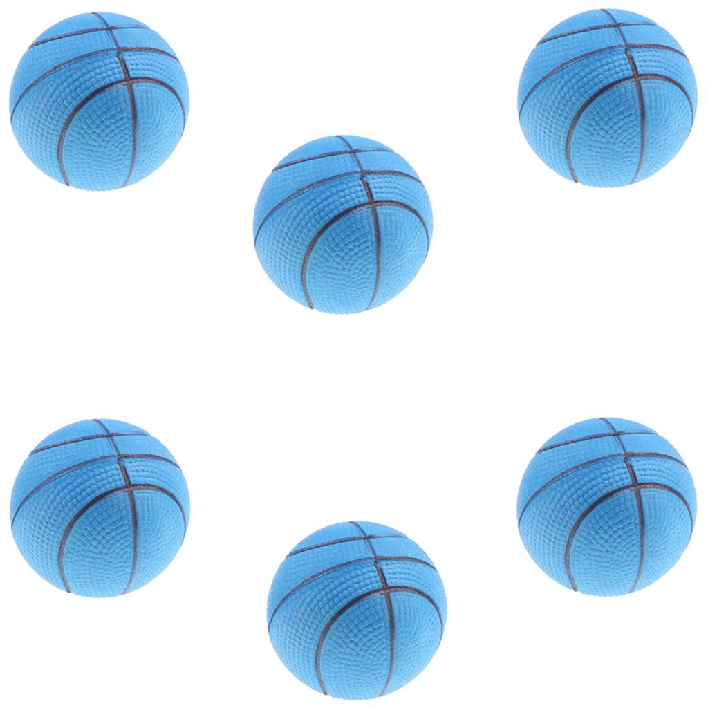 Small Basketball Toy Mini Cute Bouncy Ball for Kids Safe and Soft to Handheld 5.5 Green/Blue/Pink/Orange Basketballs Come Deflated 