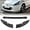 Matt Black, variant on For 2009-2012 Nissan 370Z Z34 CT-Style Black Front Bumper Body Kit Spoiler Lip