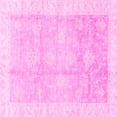 thumbnail image 1 of Ahgly Company Indoor Square Oriental Pink Traditional Area Rugs, 6' Square, 1 of 4