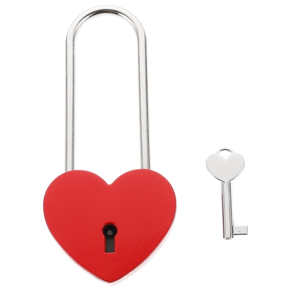 HOMEMAXS 1PC Heart Shaped Lock for Marriage Wedding Travel Supplies Padlock