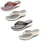 thumbnail image 1 of Womens Flip Flops Sandels Arch Cushion Shoes Slippers Soft Support Thong, 1 of 4