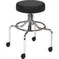 thumbnail image 2 of Pemberly Row Lab/Drafting Chair with High Base and Screw Lift in Black, 2 of 2
