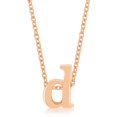 thumbnail image 1 of Precious Stars Collier Pendentif Initial D Finition Or Rose, 1 of 1