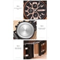 thumbnail image 3 of Mirar Reloj de madera para hombre BOBO BIRD, cronógrafo de movimiento de cuarzo de acero inoxidable y madera con pantalla luminosa, reloj de moda para hombres 1 1, 3 of 5