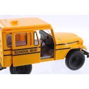 1971 Jeep DJ-5B School Bus, Yellow - Kinsmart 5446D - 1/26 Scale Diecast Model Car